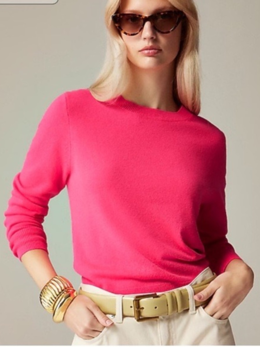 J. Crew Classic Fit Cashmere Sweater